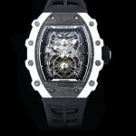 Replica Richard Mille RM21-01 RM Factory Tourbillon Black strap - Image 10