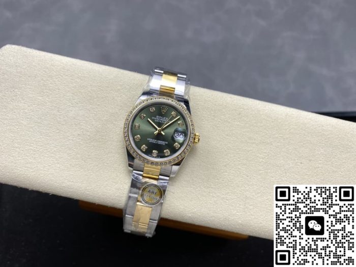 Replica Rolex Datejust m278383rbr-0029 AR Factory Olive green dial - Image 10