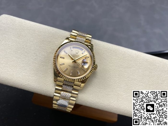 Replica Rolex Day-Date m128238-0133 8+ Factory champagne Dial - Image 12
