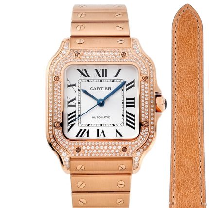 Replica Cartier Santos WJSA0012 BV Factory Square dial