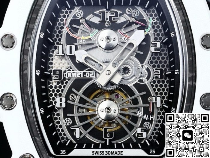Replica Richard Mille RM21-01 RM Factory Tourbillon Black strap - Image 6