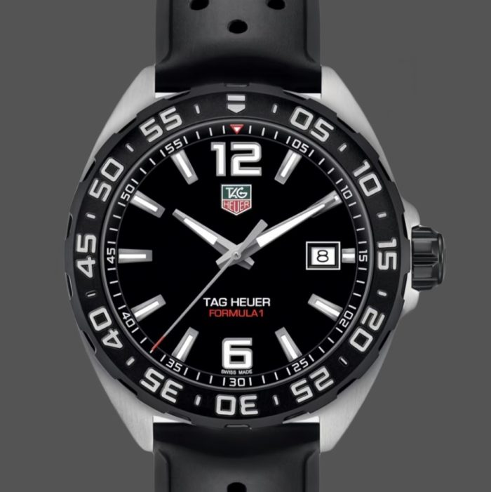 Replica TAG Heuer F1 WAZ1110.FT8023 Rubber strap - Image 1