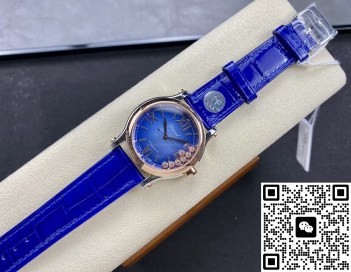 Replica Chopard HAPPY SPORT 278578-6003 YF Factory Gradient blue dial - Image 4