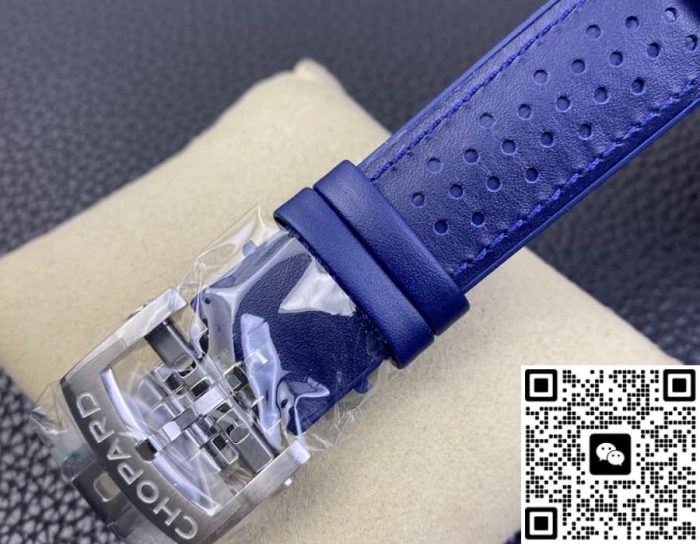Replica Chopard MILLE MIGLIA 168571-3007 V7 Factory Calfskin leather strap - Image 10