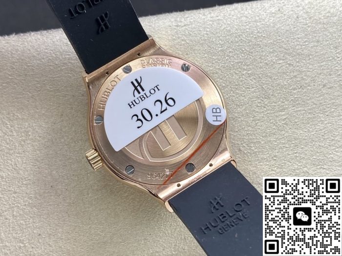 Replica Hublot Classic Fusion 591.OX.1480.RX HB Factory Rubber strap - Image 7