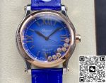 Replica Chopard HAPPY SPORT 278578-6003 YF Factory Gradient blue dial - Image 3