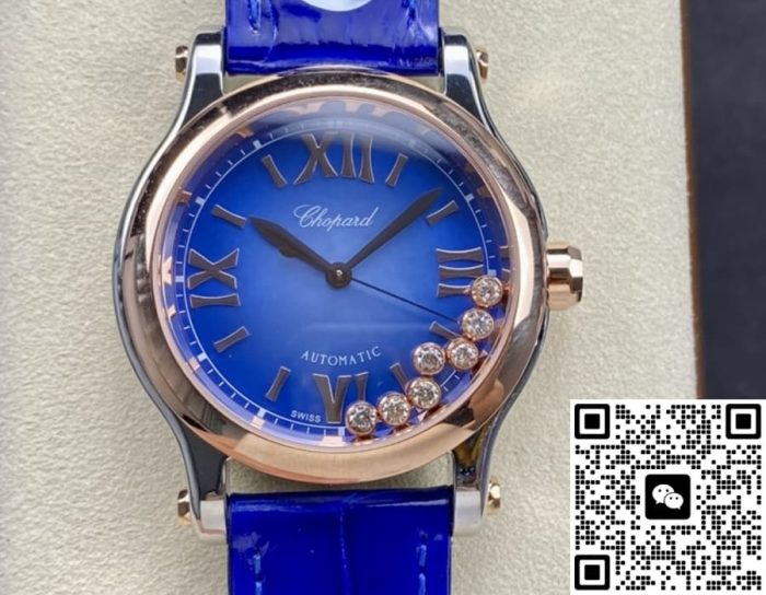 Replica Chopard HAPPY SPORT 278578-6003 YF Factory Gradient blue dial - Image 3
