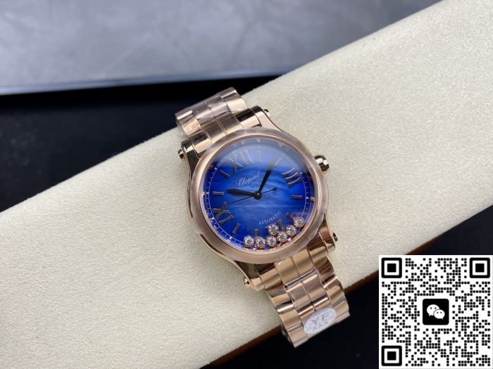 Replica Chopard HAPPY SPORT 27857-6005 YF Factory Blue Dial - Image 5
