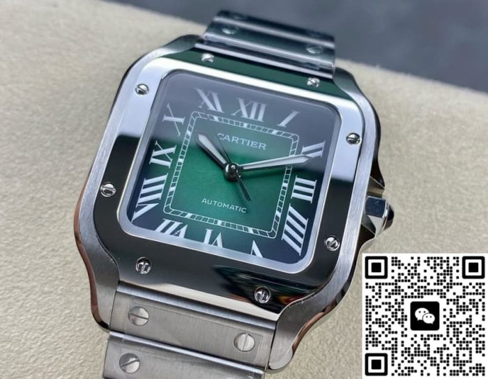 Replica Cartier Santos WSSA0061 BV Factory Gradient green dial - Image 5