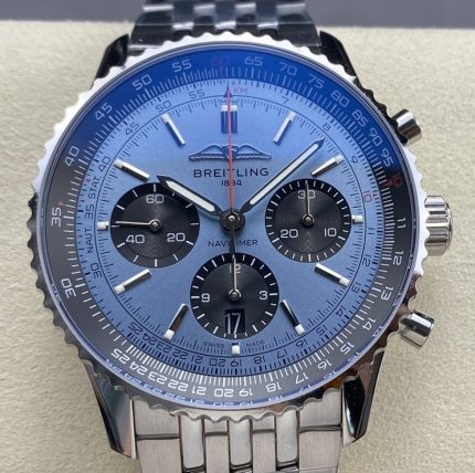 Replica Breitling Navitimer 1 AB0138241C1A1 BLS factory Stainless steel strap