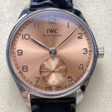 Replica IWC Portugieser IW358313 GR Factory Alligator Leather Strap
