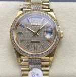 Replica Rolex Day-Date m128348rbr-0031 8+ Factory Diamond dial - Image 11