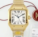 Replica Cartier Santos WGSA0042 AF Factory Square dial - Image 11