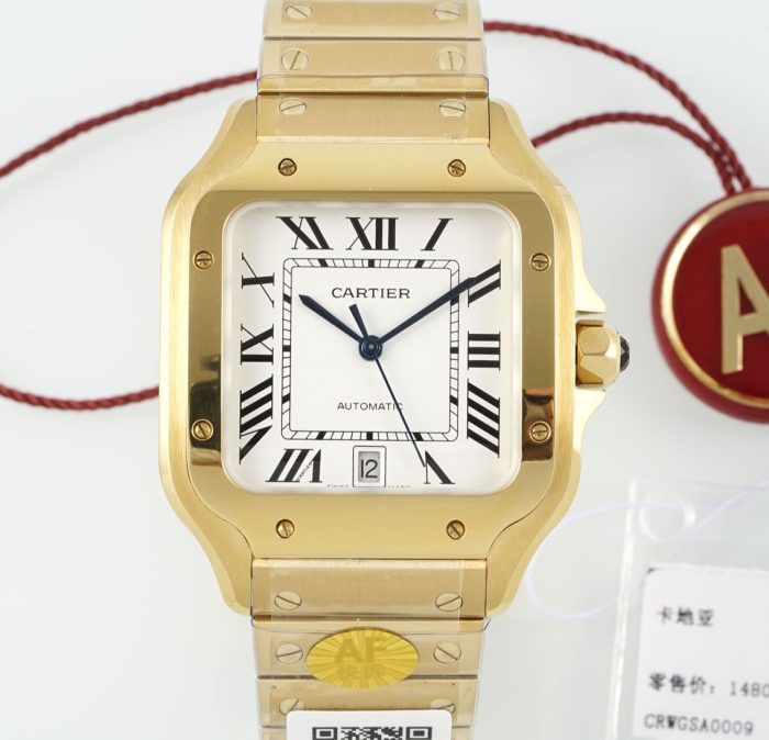 Replica Cartier Santos WGSA0042 AF Factory Square dial - Image 1