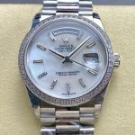 Replica Rolex Day-Date m228349rbr-0046 8+ factory Silver strap