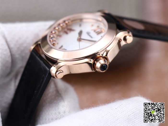 Replica Chopard Happy Sport 278492 YF Factory Black Strap - Image 6