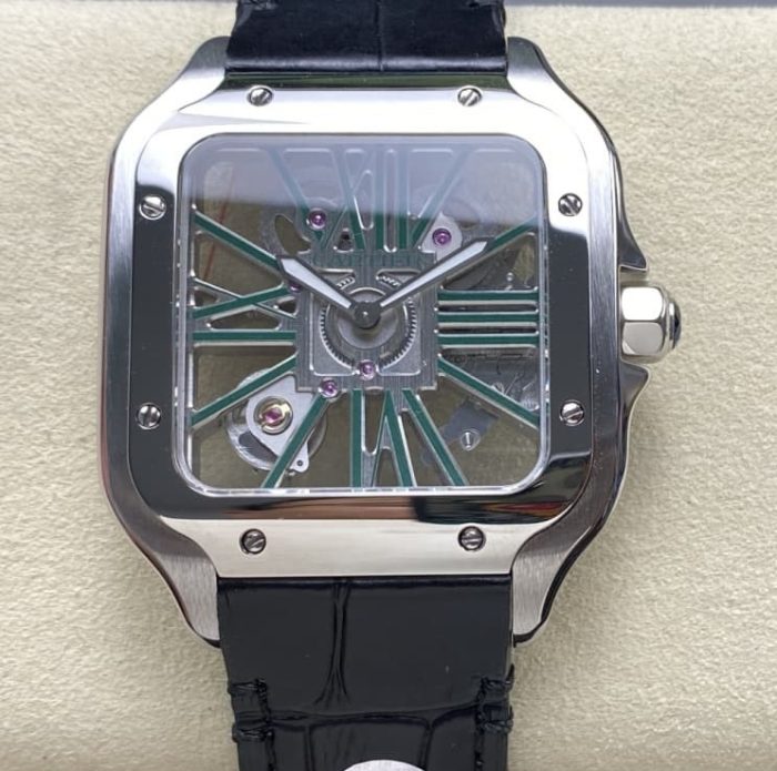 Replica Cartier Santos WHSA0028 THB Factory Skeleton dial - Image 1