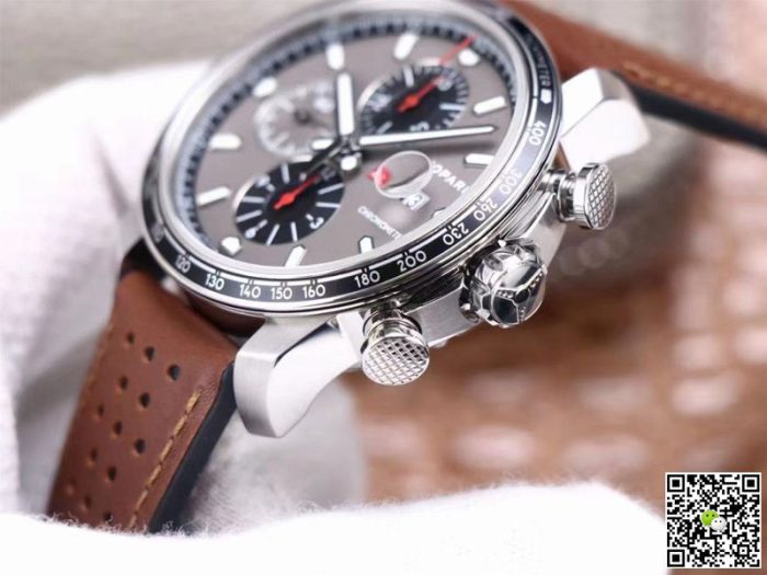 Replica Chopard Classic Racing Mille Miglia GTS Chronograph 168571-3004 V7 Factory Gray Dial - Image 6