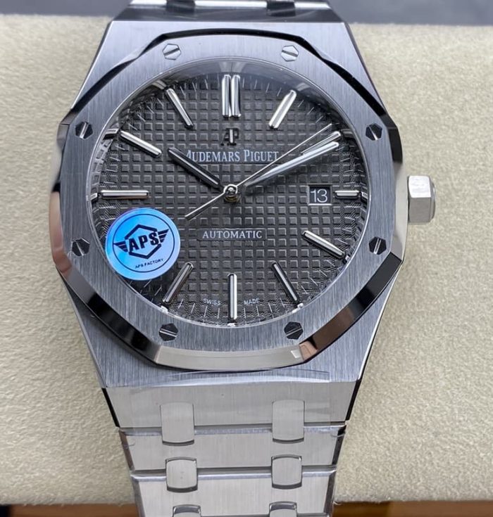 Replica Audemars Piguet Royal Oak 15400ST.OO.1220ST.04 APS Factory Grey Dial - Image 1