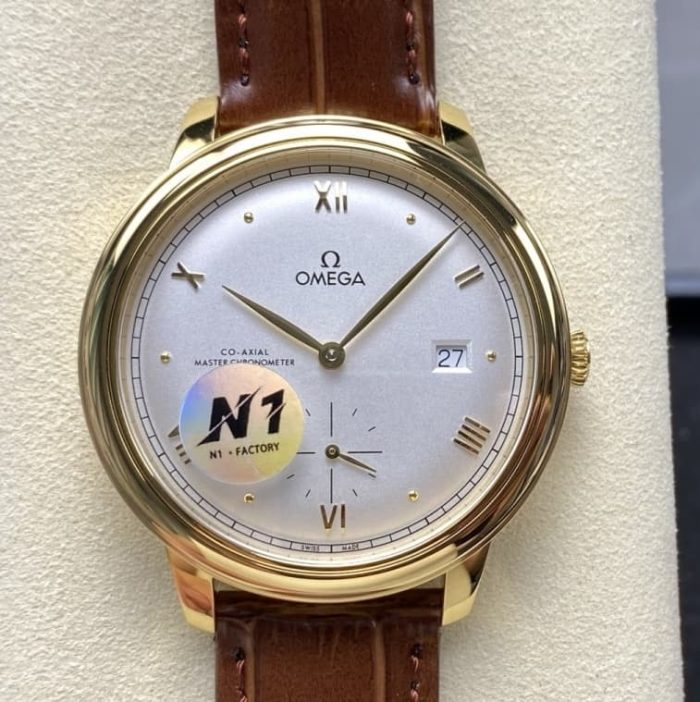 Replica Omega De Ville 434.53.41.20.02.001 N1 Factory White dial - Image 1
