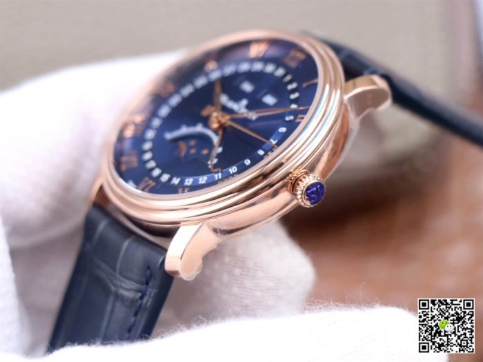 Replica Blancpain Villeret 6654-3640-55 OM Factory Blue Strap - Image 6