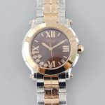 Replica Chopard HAPPY DIAMONDS 278488-9003 YF Factory Roman numerals