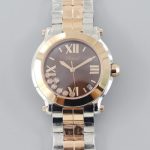 Replica Chopard HAPPY DIAMONDS 278488-9003 YF Factory Roman numerals - Image 11