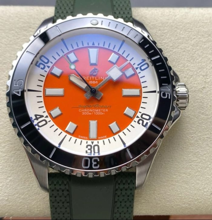 Replica Breitling Superocean A173751A1O1S1 TF Factory Orange dial - Image 1