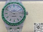 Replica Audemars Piguet Royal Oak 15400ST.013 AMG Factory Green bezel - Image 2