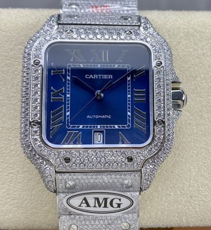 Replica Cartier Santos WSSA0010 AMG Factory Folding clasp