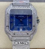 Replica Cartier Santos WSSA0010 AMG Factory Folding clasp - Image 11