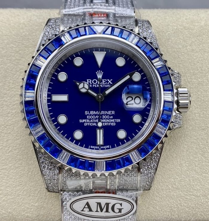 Replica Rolex Greenwich II 116759 SAru-78211 AMG Factory Blue Dial - Image 1