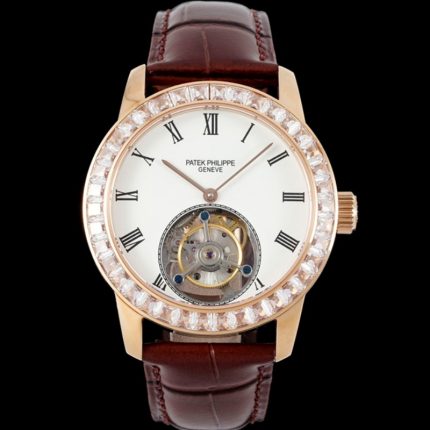 Replica Patek Philippe Tourbillon RMS Factory Transparent case back