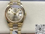 Replica Rolex Day-Date m128238-0026 8+ Factory Outer bezel triangular grooves - Image 2