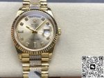 Replica Rolex Day-Date m128238-0026 8+ Factory Outer bezel triangular grooves - Image 15