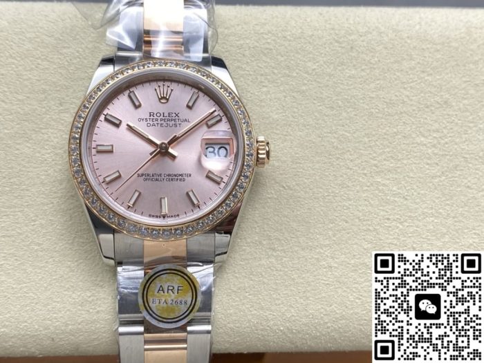 Replica Rolex Datejust m278381rbr-0009 AR Factory Rose gold dial - Image 2