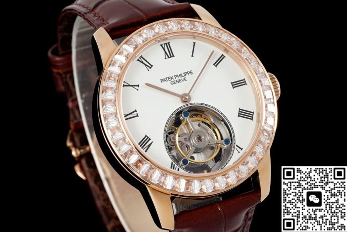 Replica Patek Philippe Tourbillon RMS Factory Transparent case back - Image 4