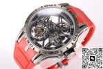 Replica Roger Dubuis Excalibur RDDBEX0479 NEW Factory Red strap - Image 3