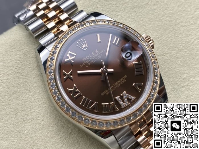 Replica Rolex Datejust m278381rbr-0006 AR Factory Chocolate dial - Image 3