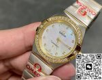 Replica Omega Constellation 123.20.27.60.55.002 TW Factory Mother-of-pearl dial - Image 3