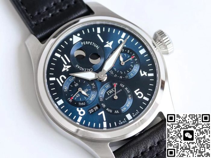 Replica IWC Pilot IW503605 V9 Factory Blue dial - Image 2