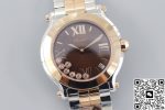 Replica Chopard HAPPY DIAMONDS 278488-9003 YF Factory Roman numerals - Image 4