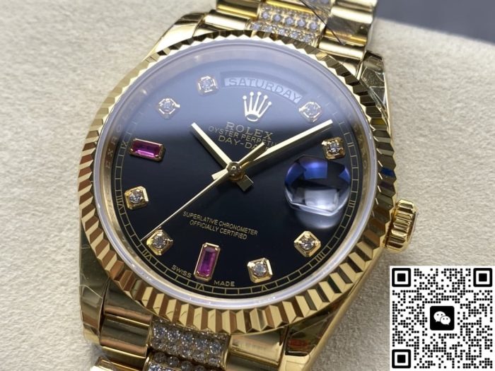 Replica Rolex Day-Date m118238-0405 8+ Factory Diamond hour markers - Image 4