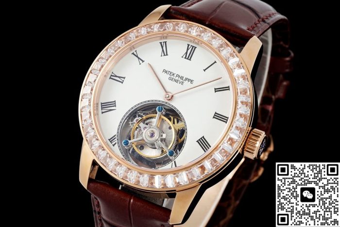 Replica Patek Philippe Tourbillon RMS Factory Transparent case back - Image 3