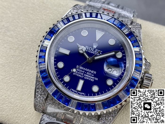 Replica Rolex Greenwich II 116759 SAru-78211 AMG Factory Blue Dial - Image 6