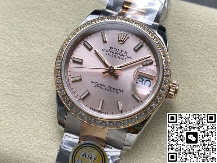 Replica Rolex Datejust m278381rbr-0009 AR Factory Rose gold dial - Image 4