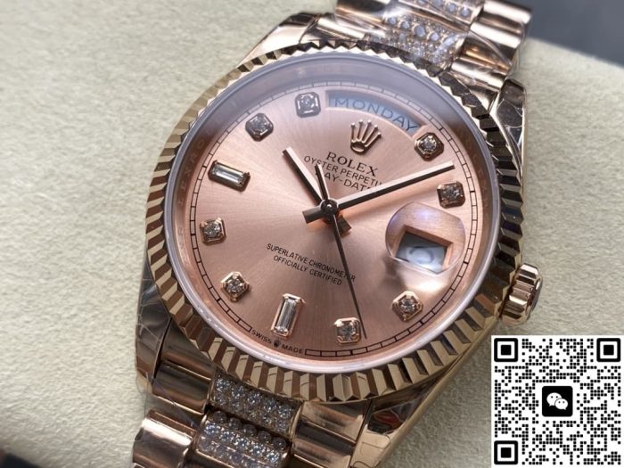 Replica Rolex Day-Date m128235-0019 8+ Factory Triangular grooves - Image 4