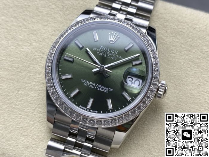 Replica Rolex Datejust m278384rbr-0022 AR Factory Diamond bezel - Image 4