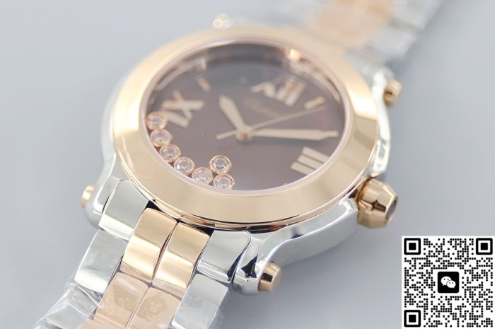 Replica Chopard HAPPY DIAMONDS 278488-9003 YF Factory Roman numerals - Image 3