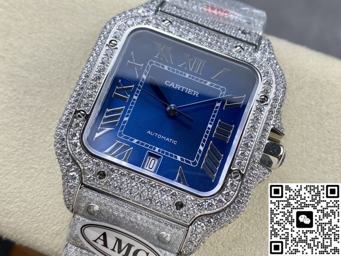 Replica Cartier Santos WSSA0010 AMG Factory Folding clasp - Image 6